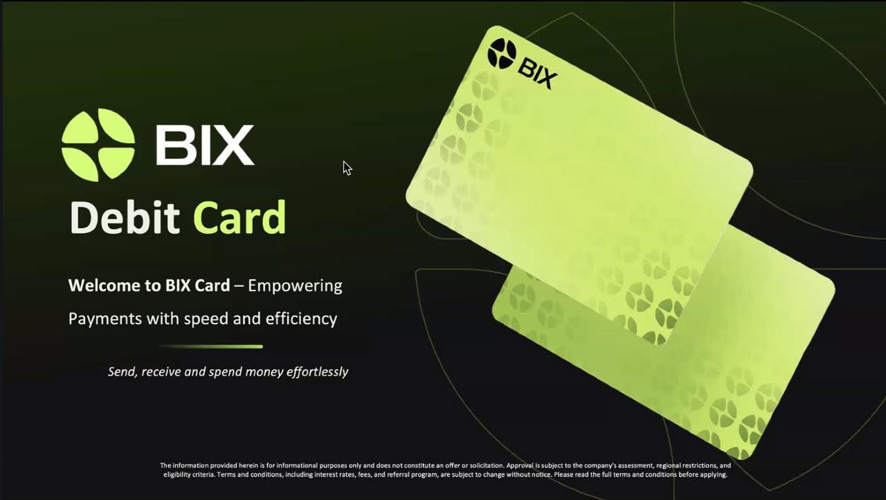 BIX-Debitcard einrichten & aktivieren
